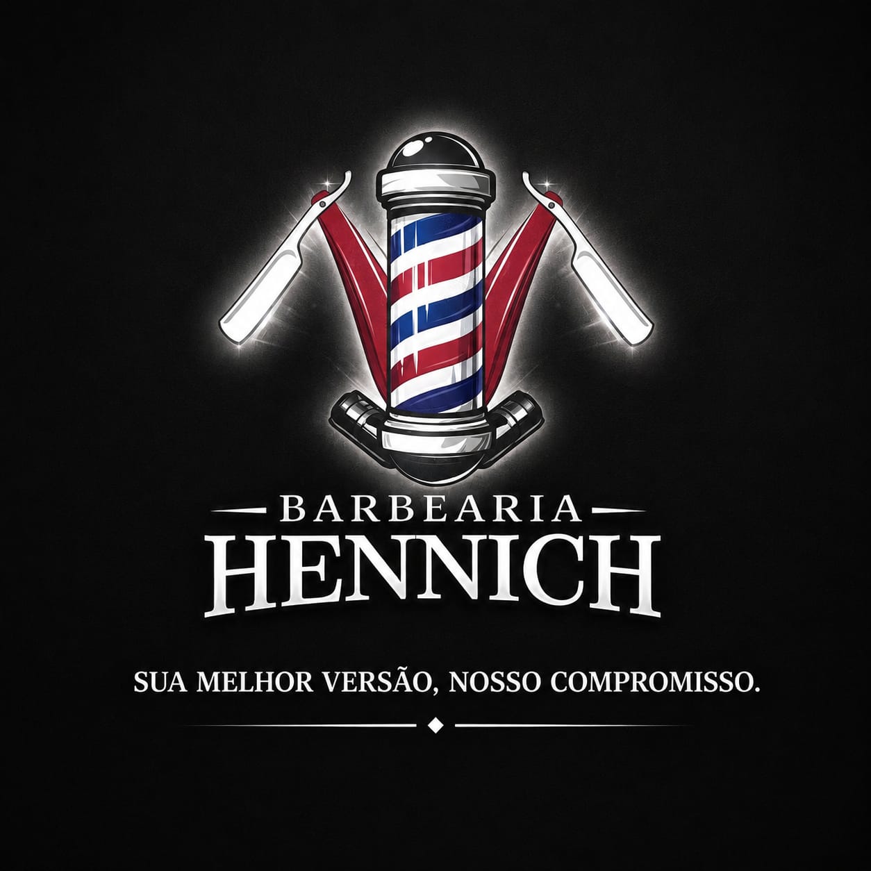 Logo Hennich Barbearia